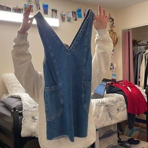 jean mini dress